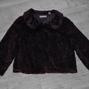 Kate Hill Crushed Velvet Blazer